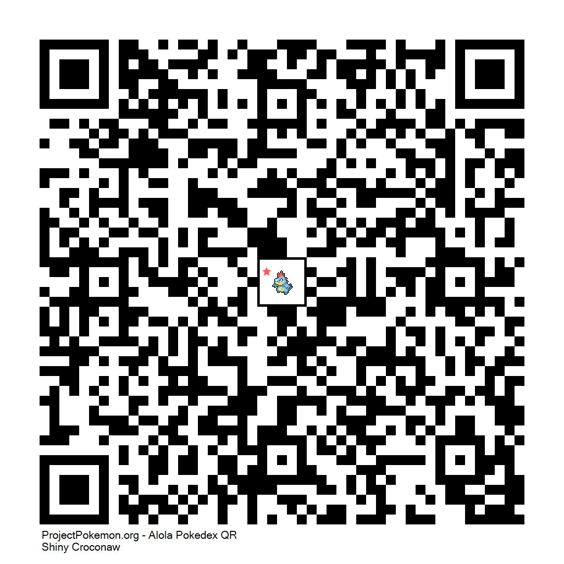 Cdigo QR de Croconaw variocolor